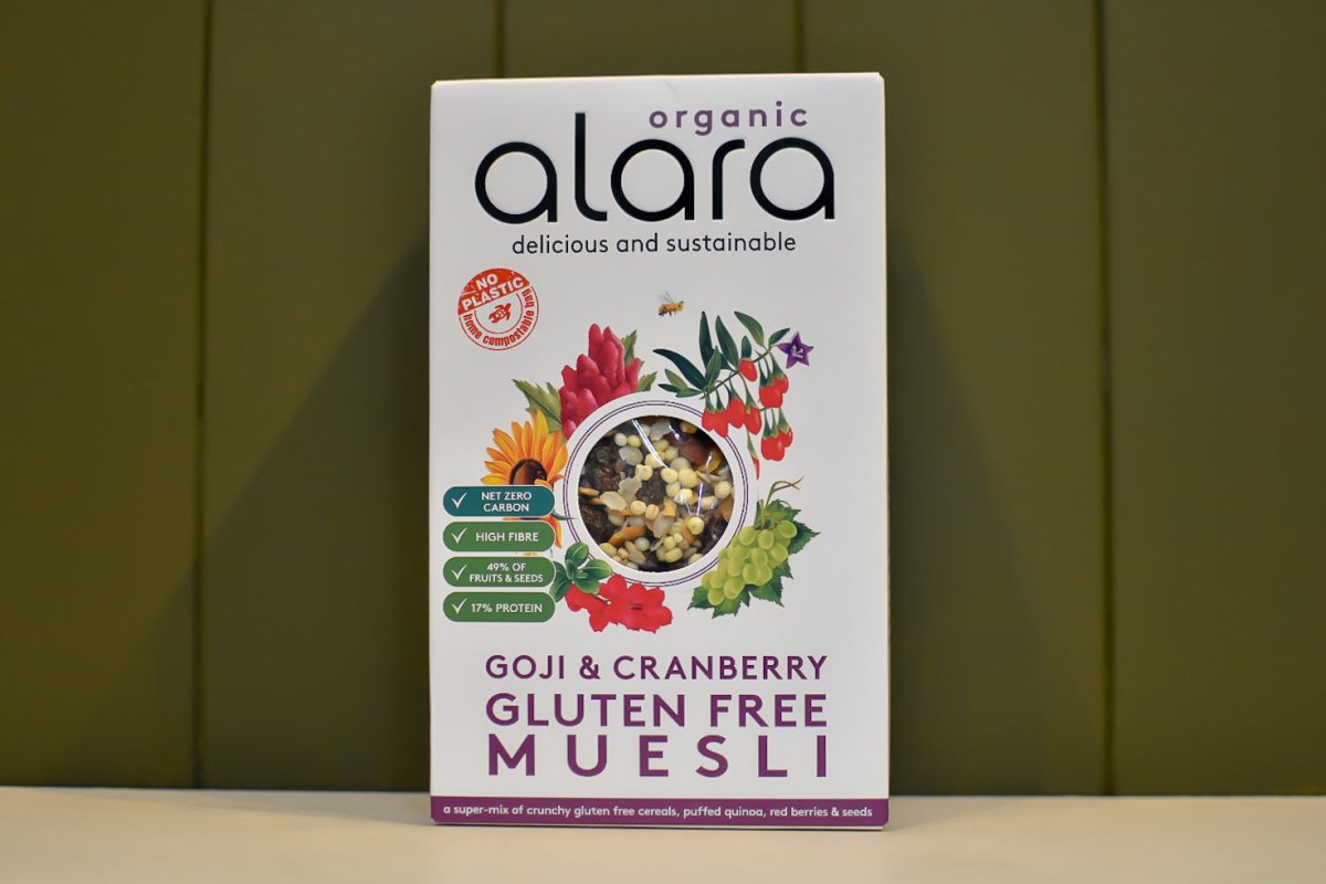 Alara Luxury Fruit & Nut Muesli, Gluten Free 475g | Healthy Supplies