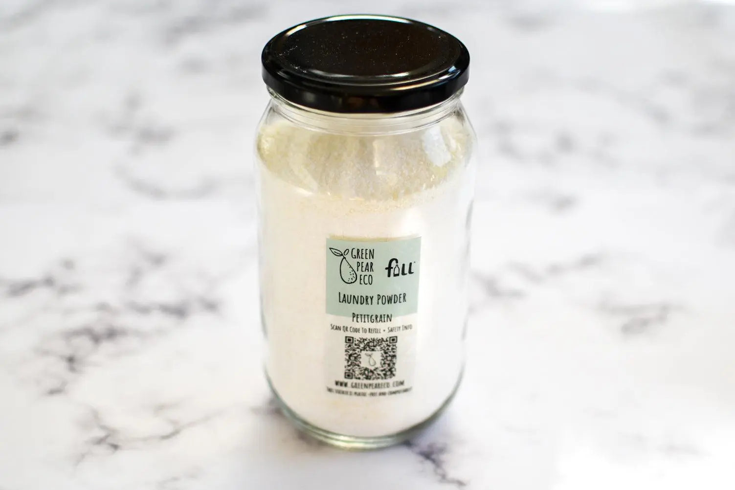 Laundry Powder with Jar Saffron Walden Refills Green Pear Eco