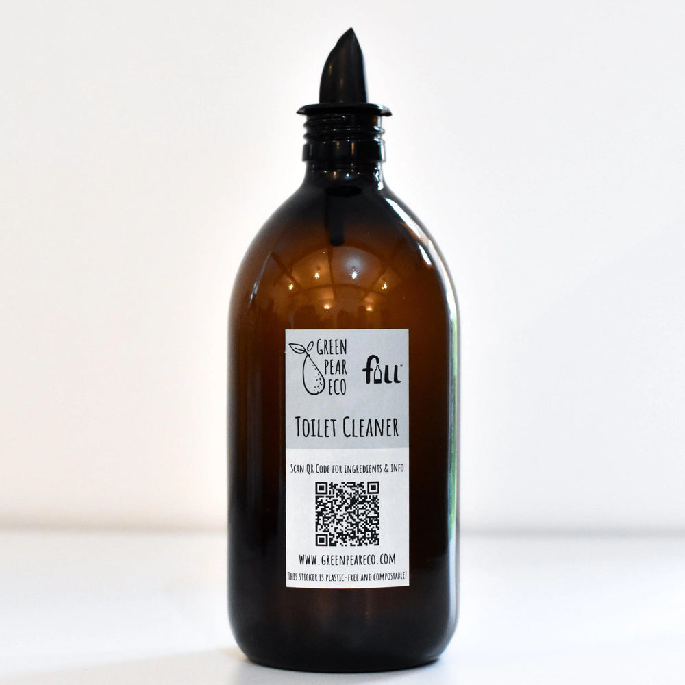 Plastic Free Toilet Cleaner with Bottle-Green Pear Eco