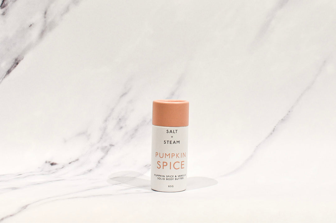 Pumpkin Spice &amp; Vanilla - Solid Body Butter 65g | Salt + Steam