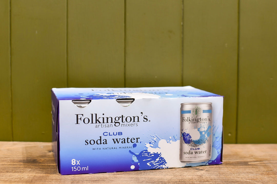 Club Soda Water 150ml | Folkington&