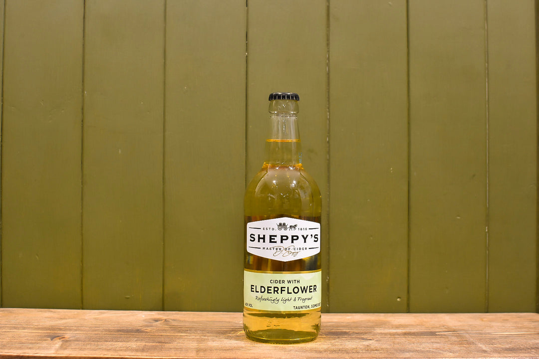 Cider with Elderflower 4% | Sheppy&