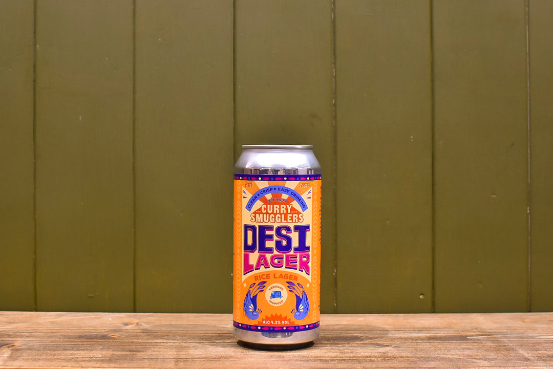 DESI - Basmati Rice Lager 4.2% | Curry Smuggler Snacks