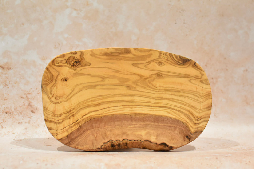 Pear Post Olive Wood Rustic Board 30cm