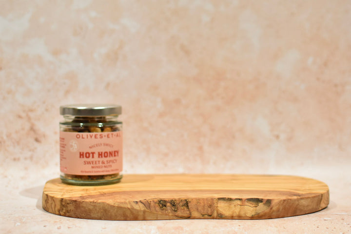 Pear Post Olive Wood Rustic Board 30cm