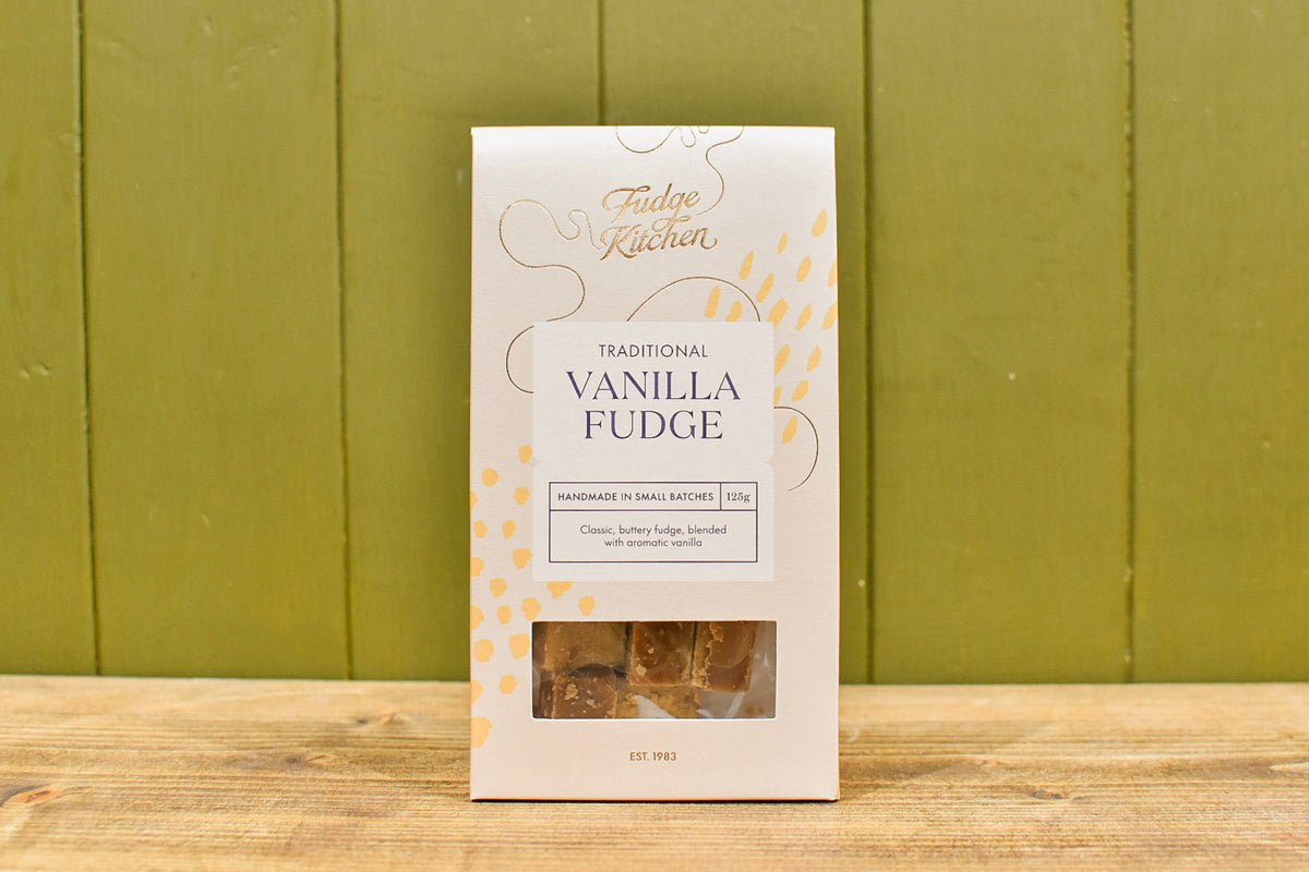 Fudge Kitchen Traditional Vanilla crumbly fudge 125g gift pack