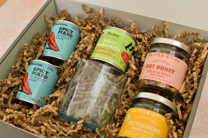 Spicy margarita gift box by post from Pear Post