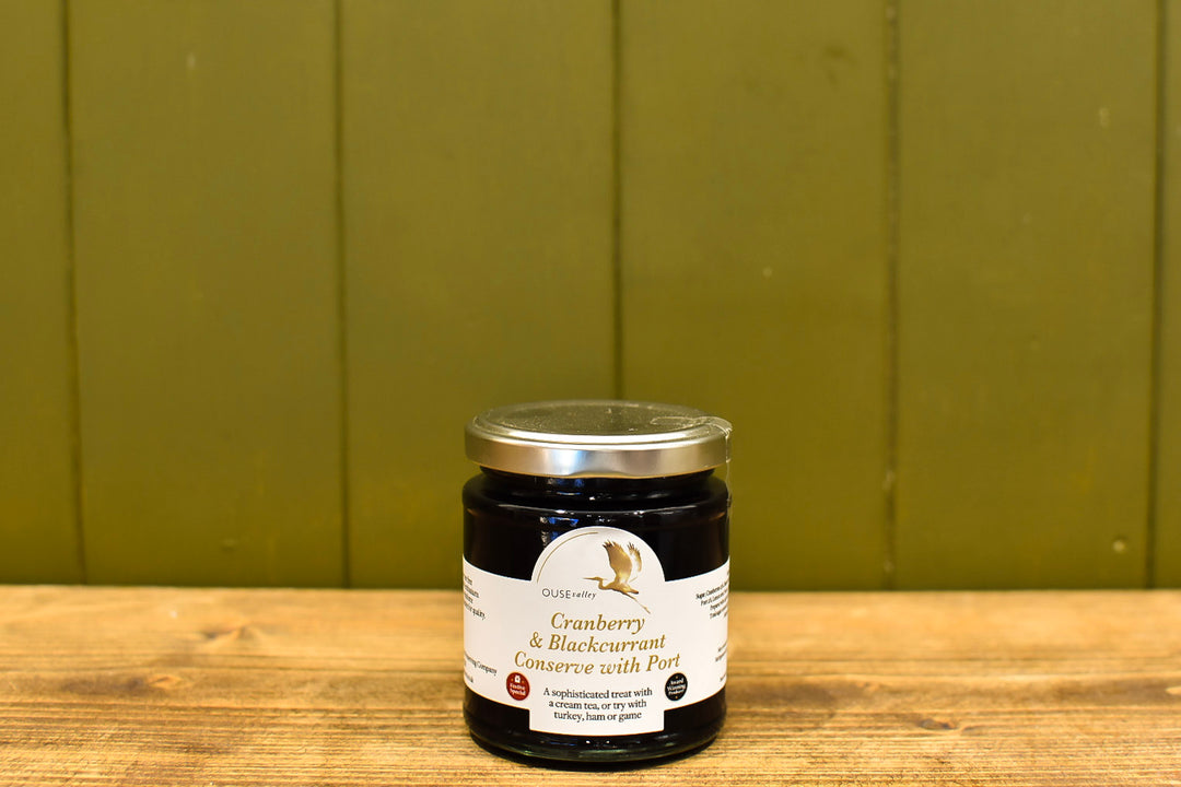 Cranberry &amp; Blackcurrant Conserve with Port | Ouse Valley