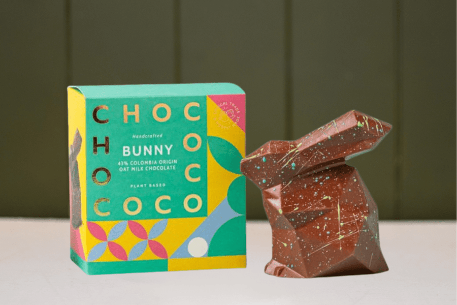 43% Oat M!lk Chocolate Easter Bunny - Chococo
