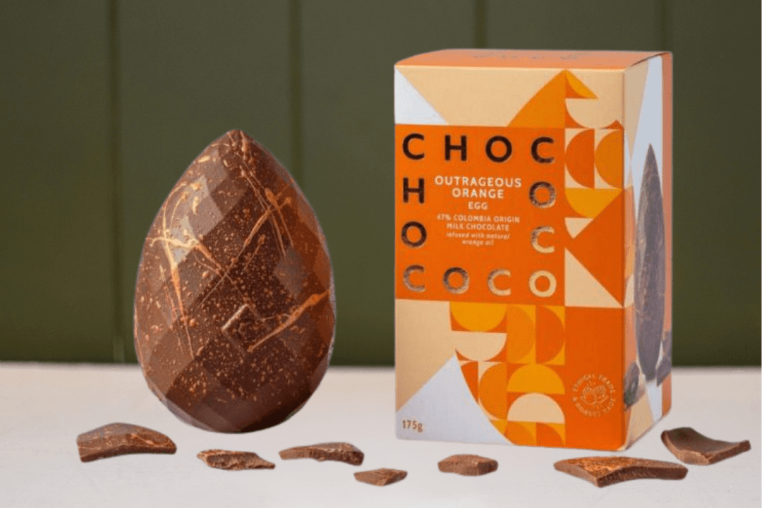 47% Milk Chocolate Orange Easter Egg - Chococo