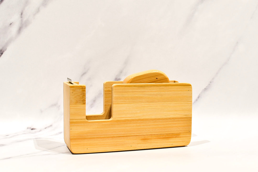 Bamboo Paper Tape Dispenser
