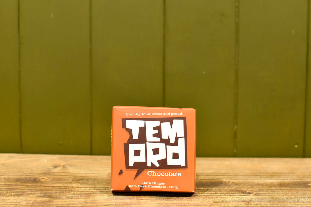 Dark Ginger - Dark Chocolate 100g | TEMPRD