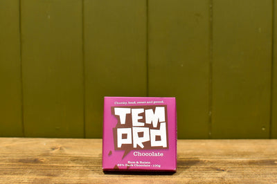 Rum & Raisin - Dark Chocolate 100g | TEMPRD