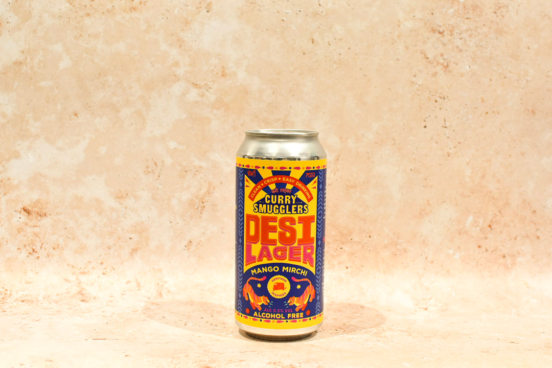 Pear Post Curry Smugglers Mango Mirchi Alcohol-Free Lager