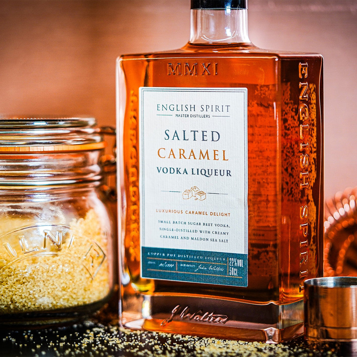 Salted Caramel Vodka Liqueur 22% 50cl by English Spirit