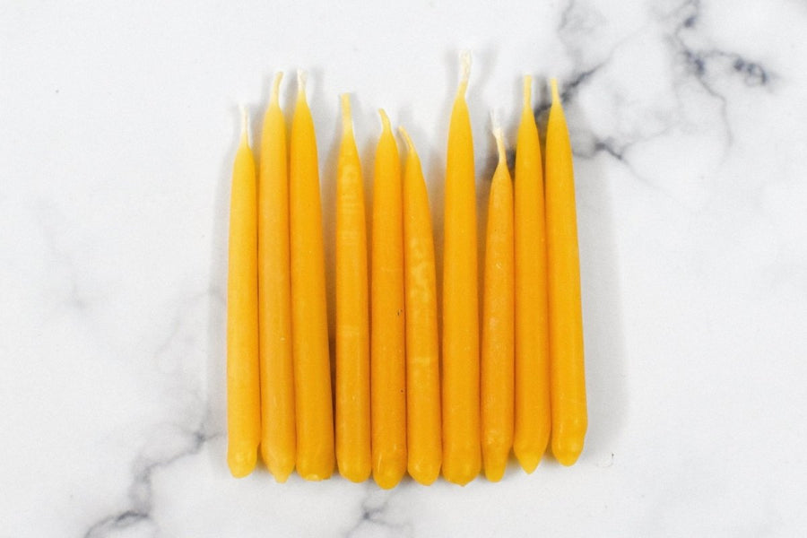 Beeswax Birthday Candles