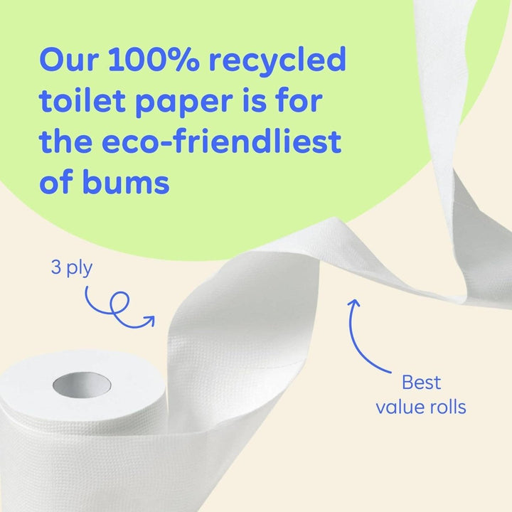 Classic Soft Double Length Toilet Roll (8 pack)