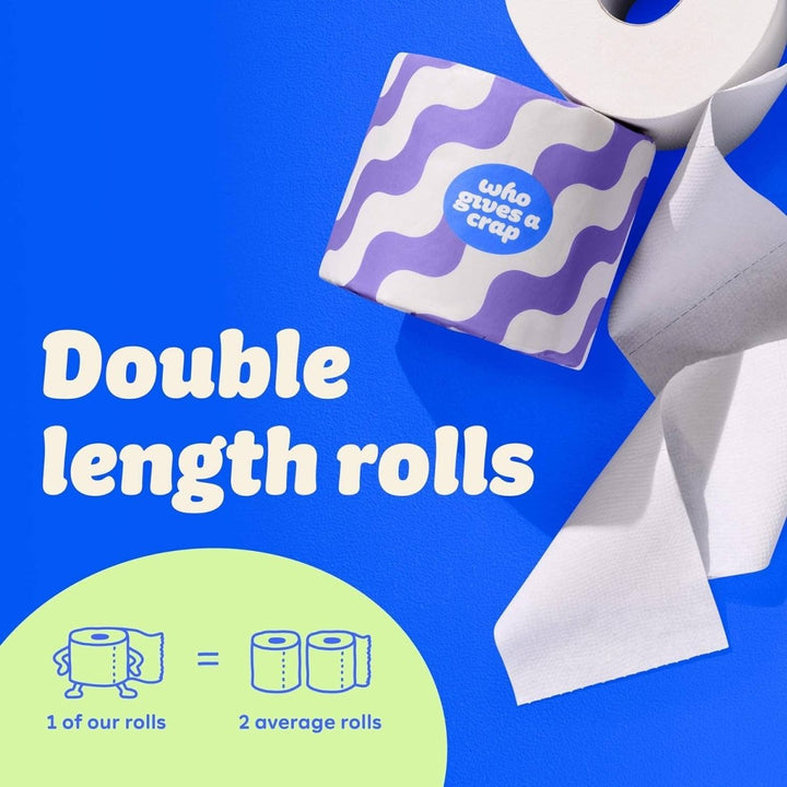 Classic Soft Double Length Toilet Roll (8 pack)