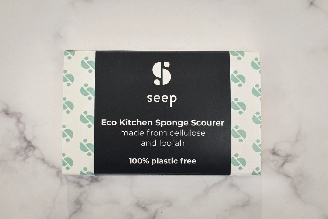 Compostable Sponge with Loofah Scourer by Seep