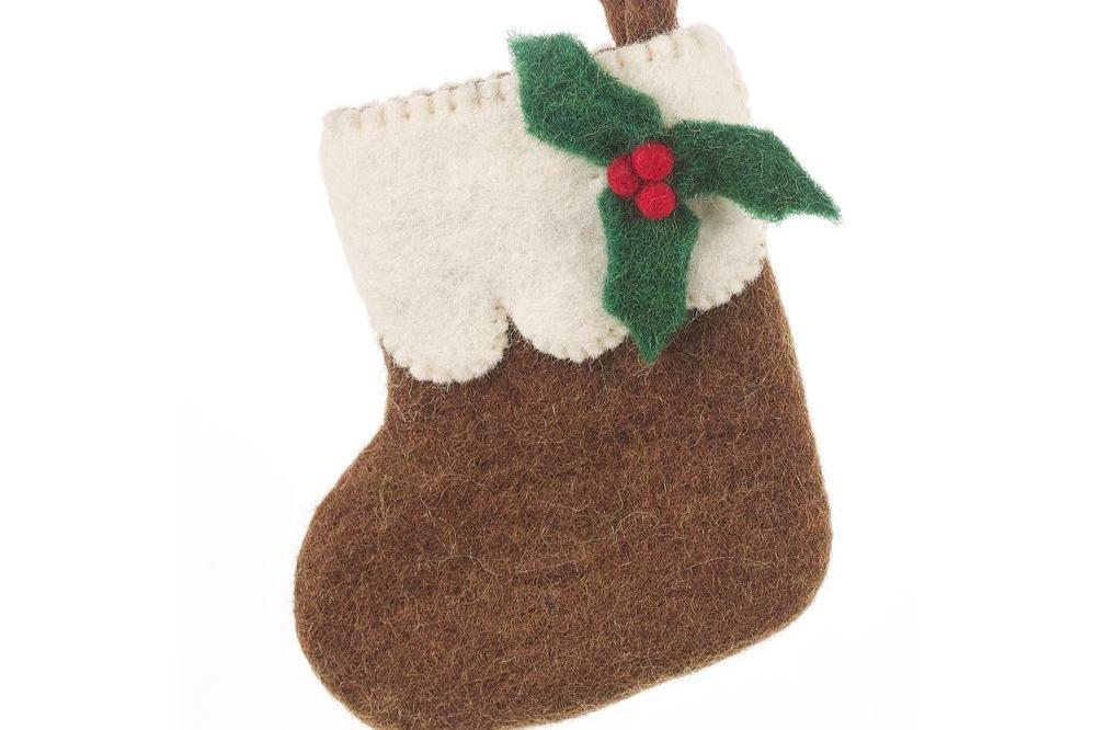Felted Wool Christmas Hanging Decorations