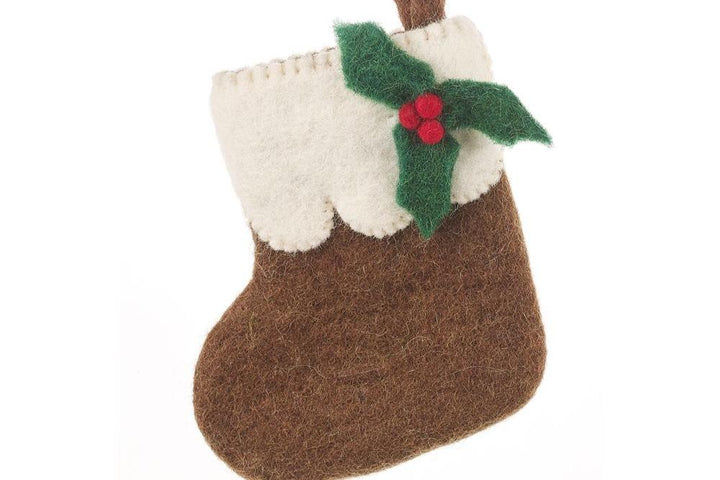 Felted Wool Christmas Hanging Decorations