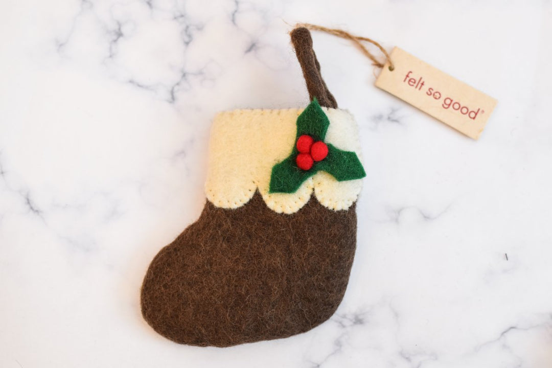 Felted Wool Christmas Hanging Decorations