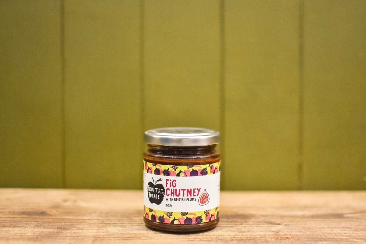 Fig Chutney Made With British Plums | Fruits of the Forage