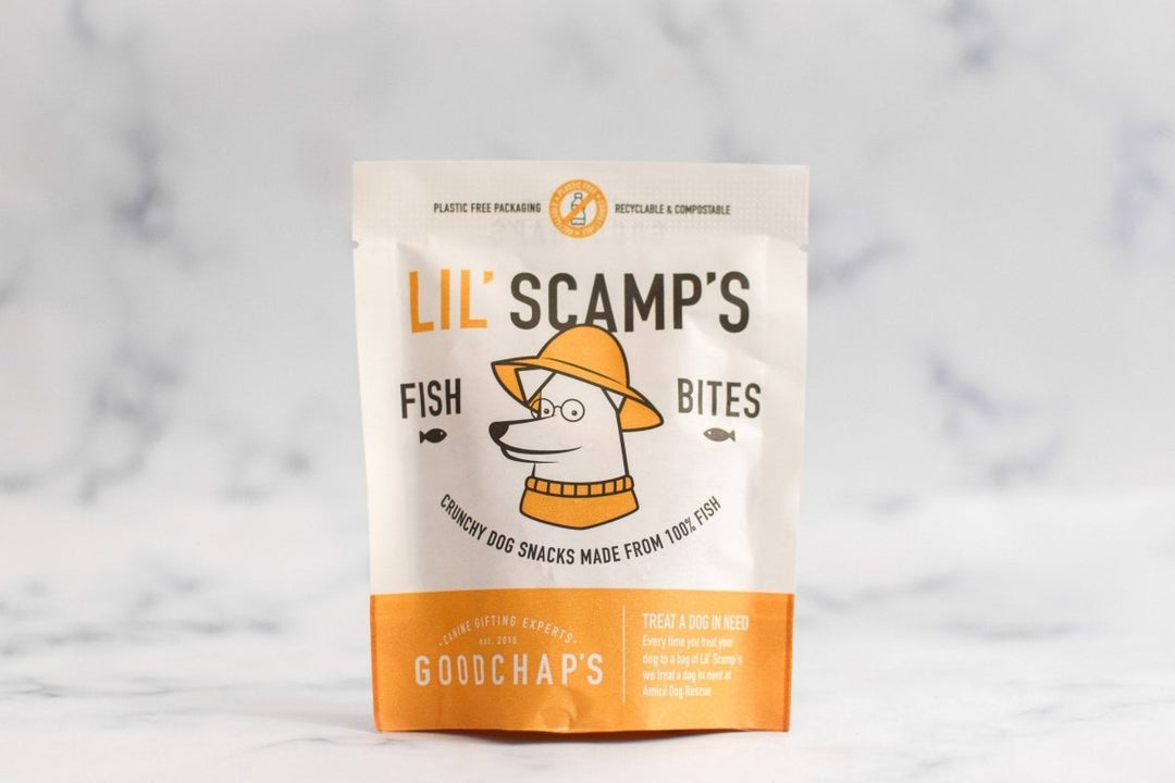 Lil' Scamp's Fish Bites - Natural, Hypoallergenic Dog Treats