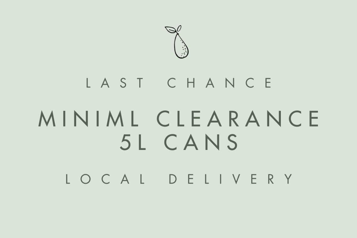Miniml Clearance 5L Cans - Up To 30% Off - Local Delivery Only