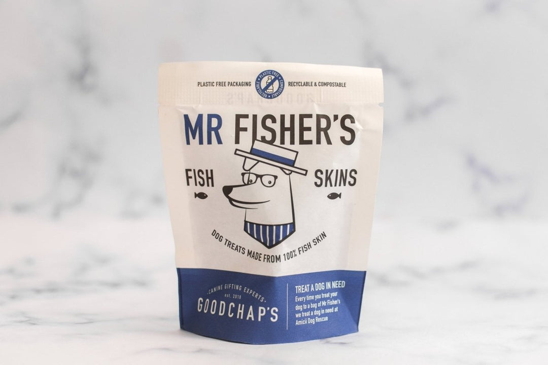 Mr Fisher's Fish Skins - Natural, Hypoallergenic Dog Treats