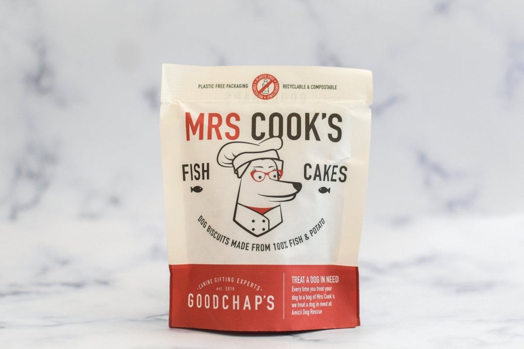 Mrs Cook's Fish Cakes - Hypoallergenic, Natural Dog Treats