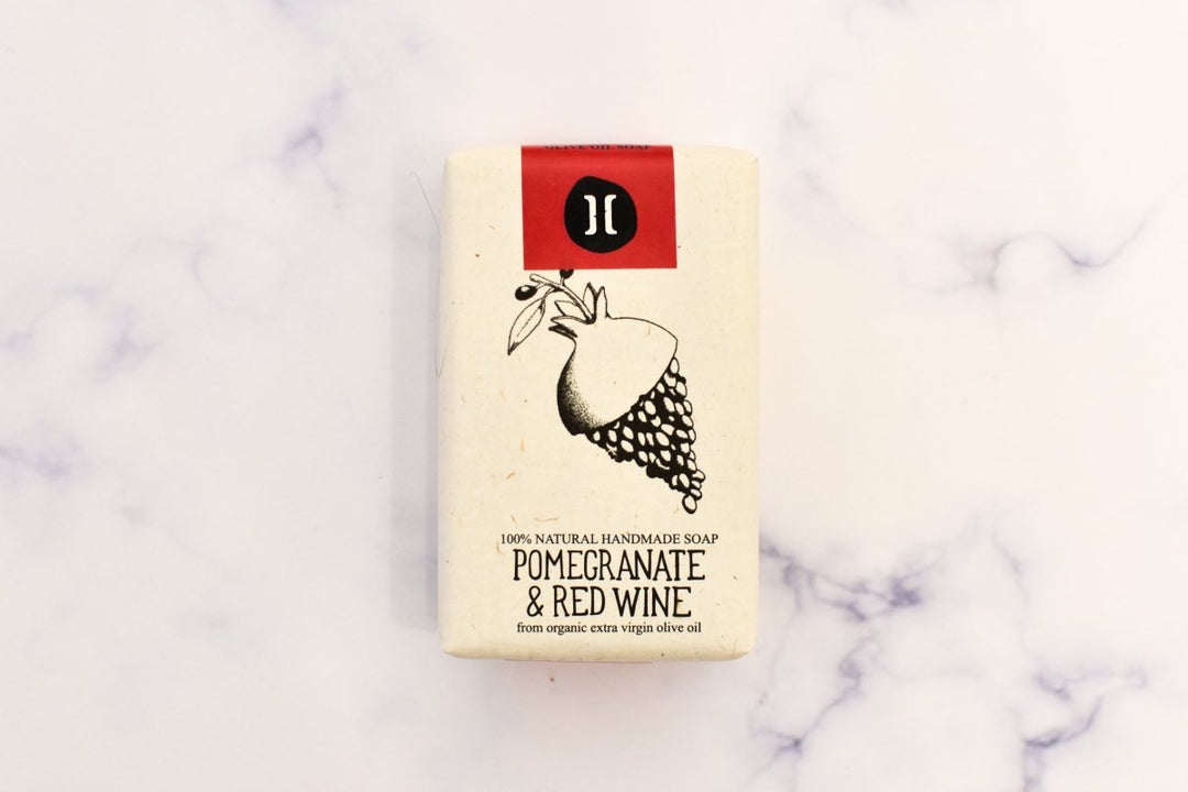 Olive Oil Soap Bar - Pomegranate & Red Wine 120g