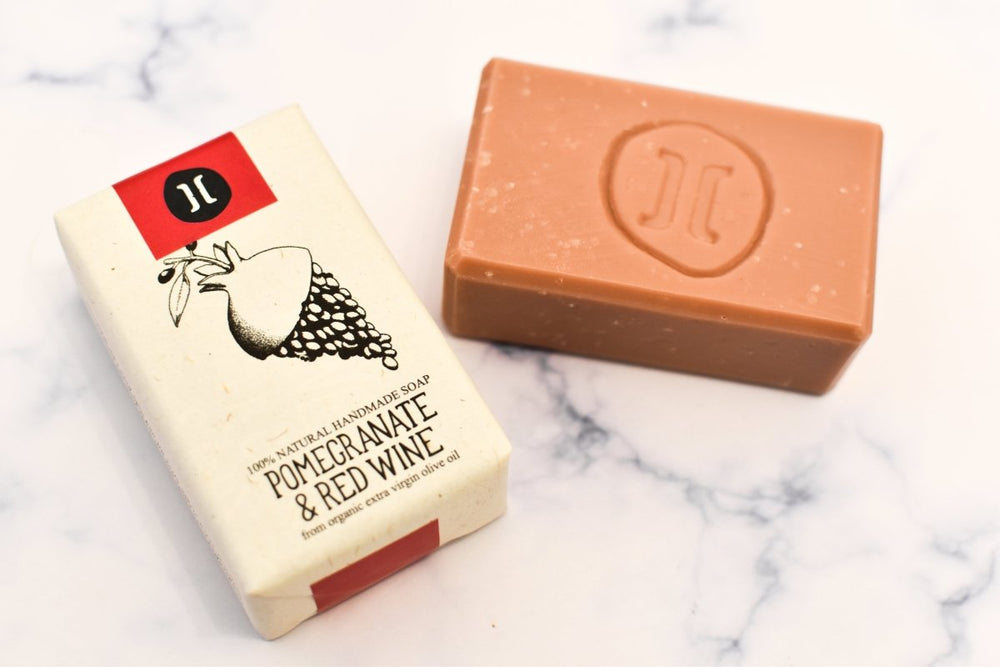 Olive Oil Soap Bar - Pomegranate & Red Wine 120g