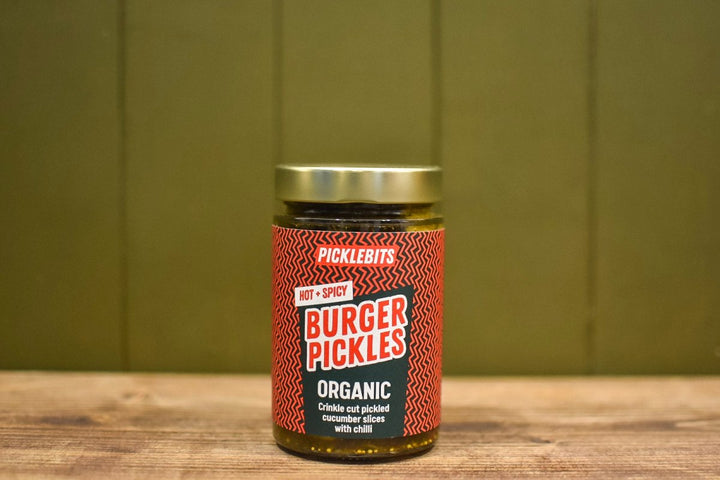 Organic Burger Pickles - Hot &amp; Spicy