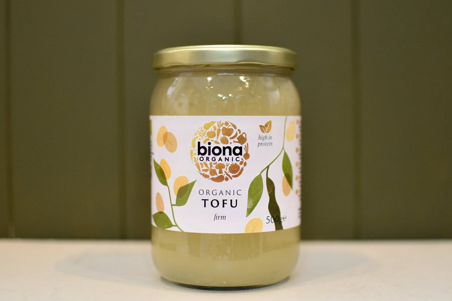 Organic Plain Tofu - Firm in Glass Jar