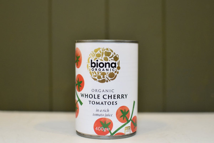 Organic Whole Cherry Tomatoes - Canned 400g