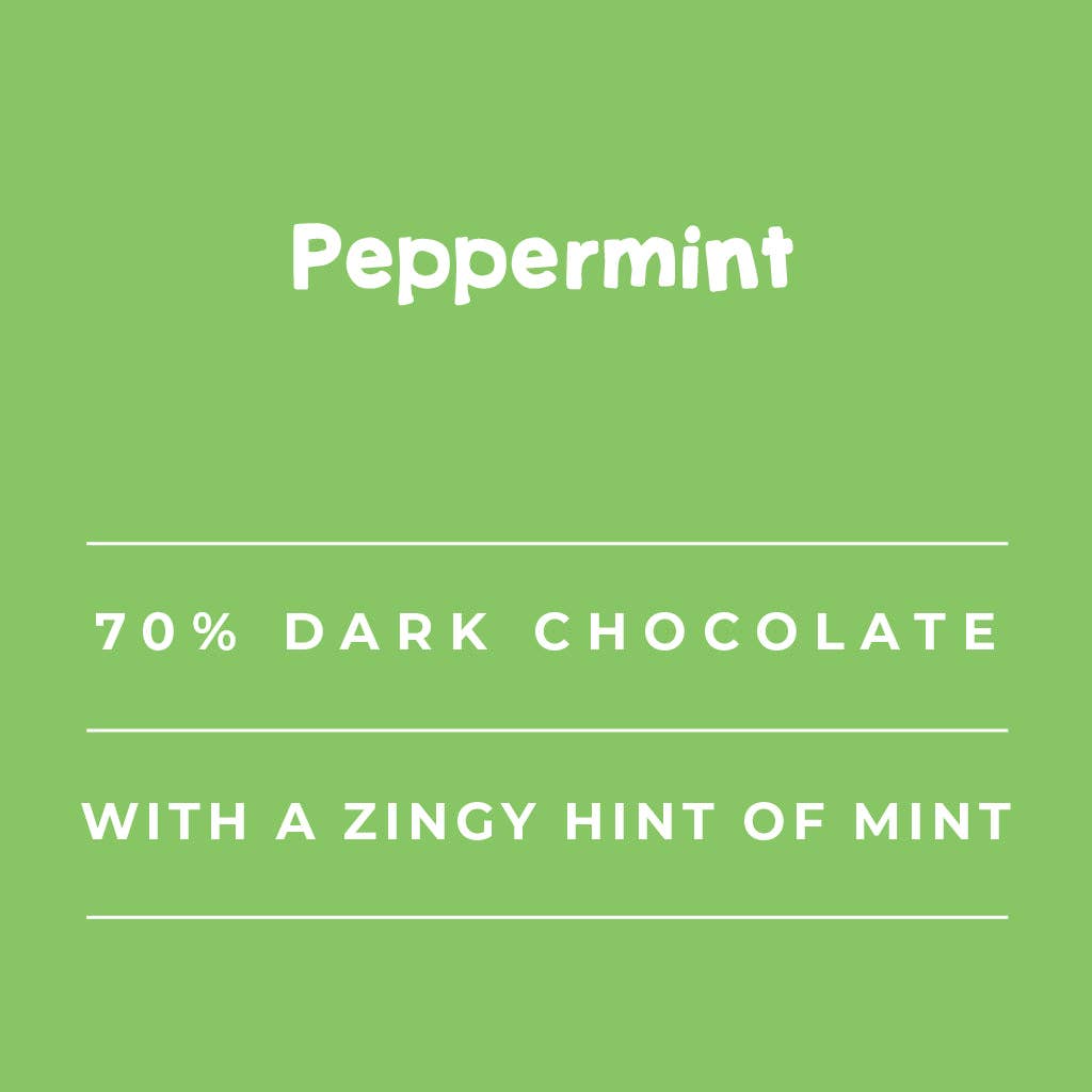 Peppermint - Dark Chocolate Bar 70% Cocoa