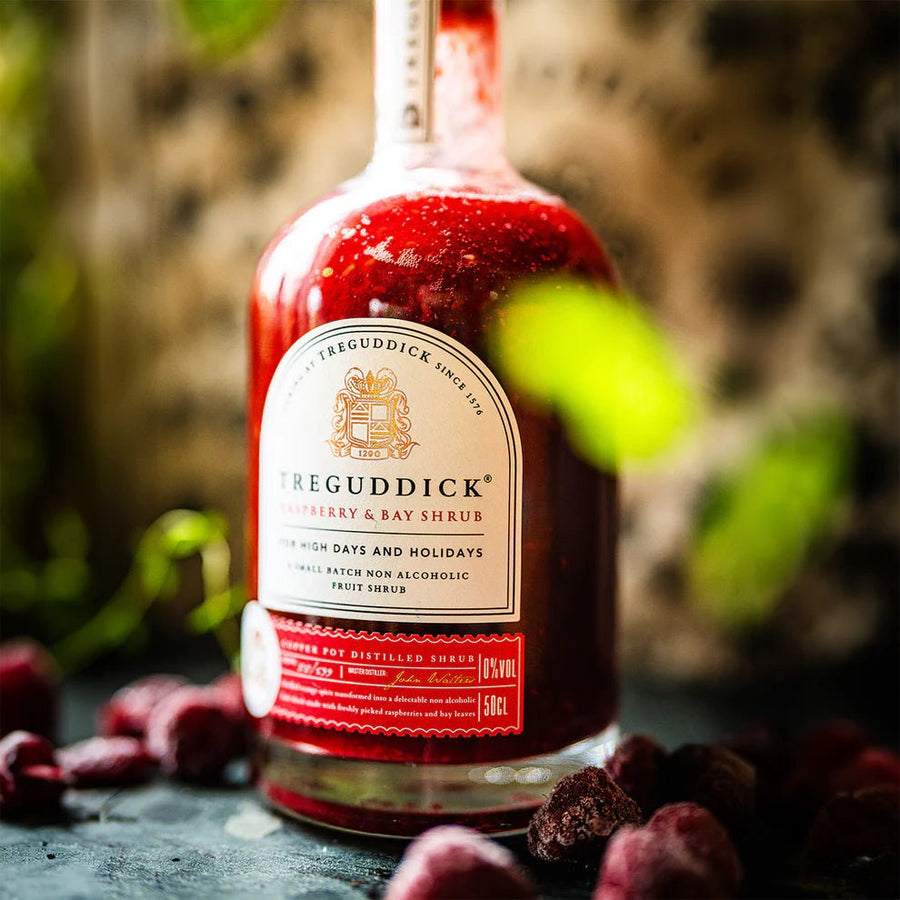 Raspberry & Bay – Non Alcoholic Fruit Shrub 0% | English Spirit