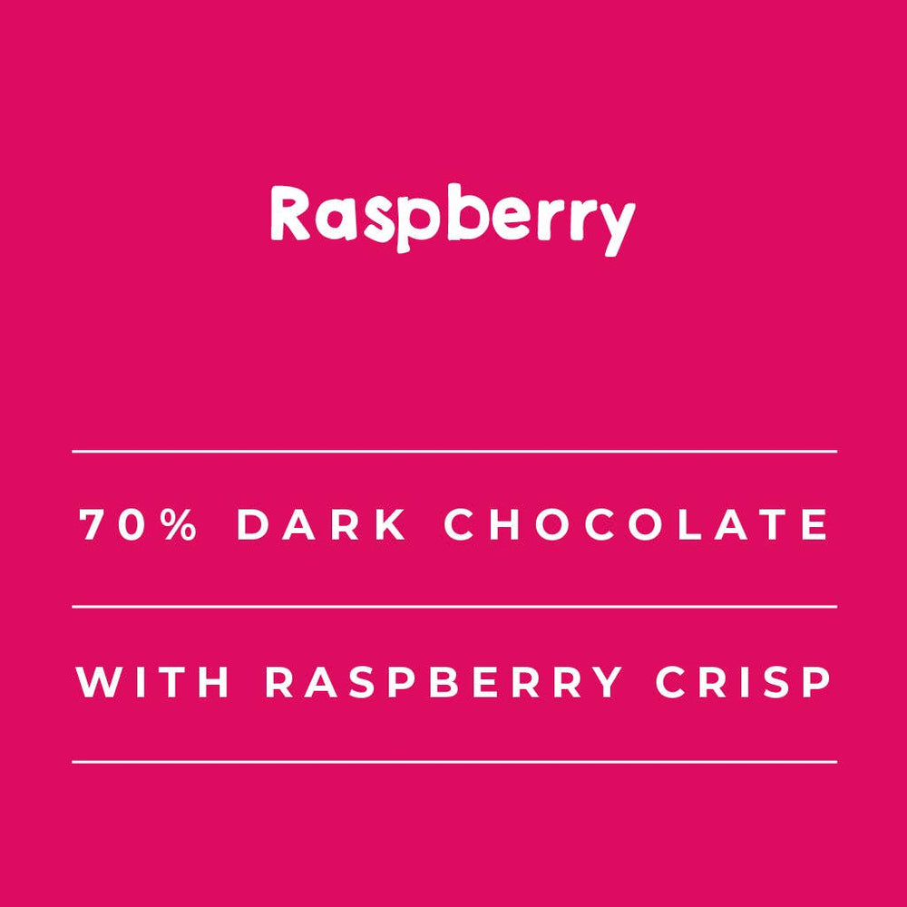 Raspberry - Dark Chocolate Bar 70%