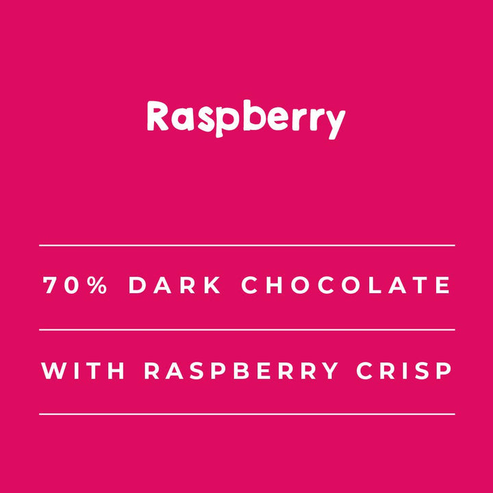 Raspberry - Dark Chocolate Bar 70%