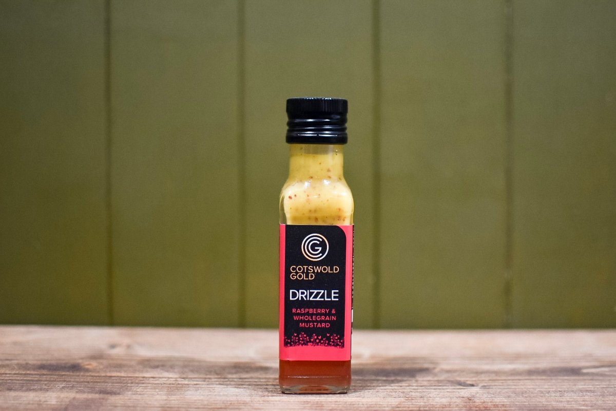 Raspberry & Wholegrain Mustard Drizzle | Cotswold Gold