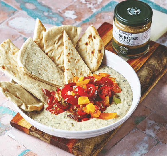 Roasted Aubergine Mezze