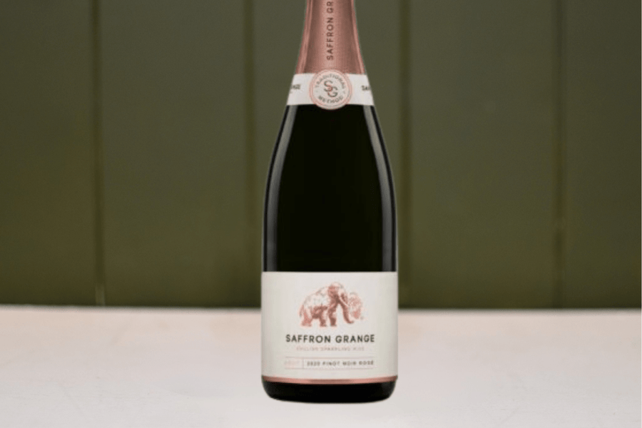 Sparkling Rosé 2022 – English Sparkling Rosé (Brut) 12% | Saffron Grange Vineyard