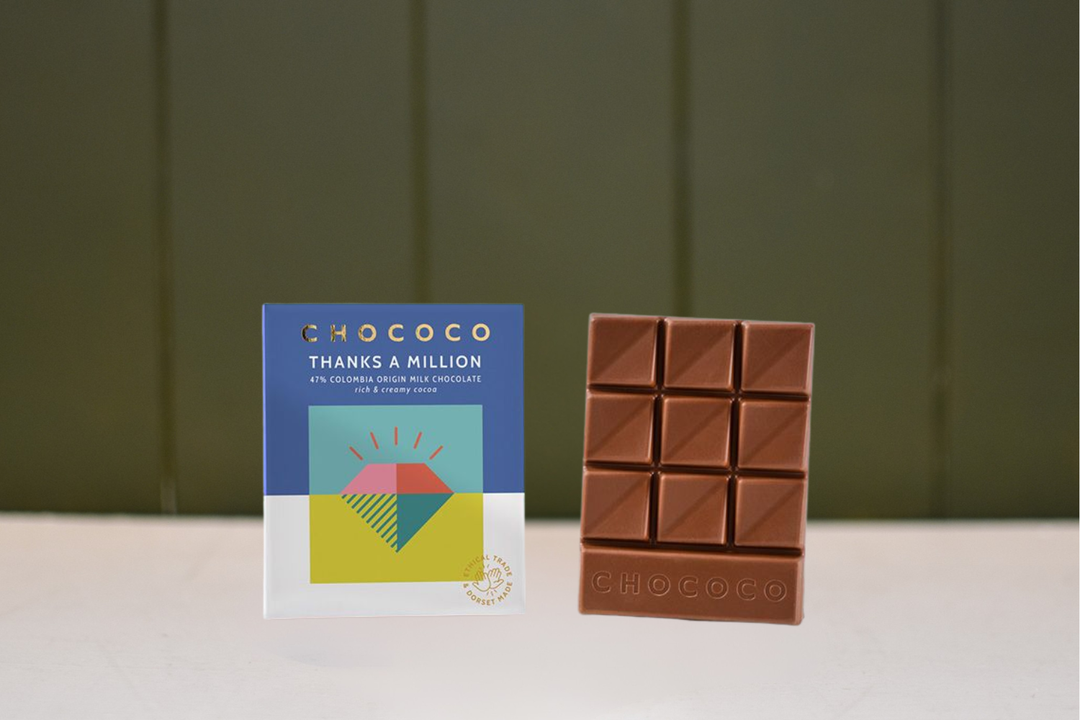 47% Colombia Origin ‘Thanks a Million’ Milk Chocolate Bar