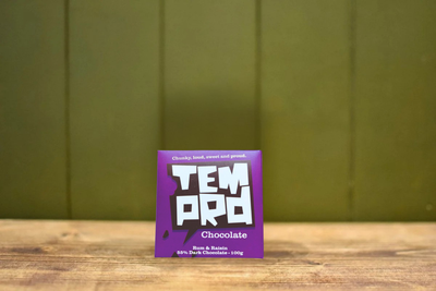 Rum & Raisin - Dark Chocolate 100g | TEMPRD