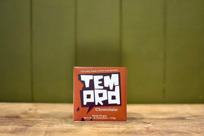 Dark Ginger - Dark Chocolate 100g | TEMPRD