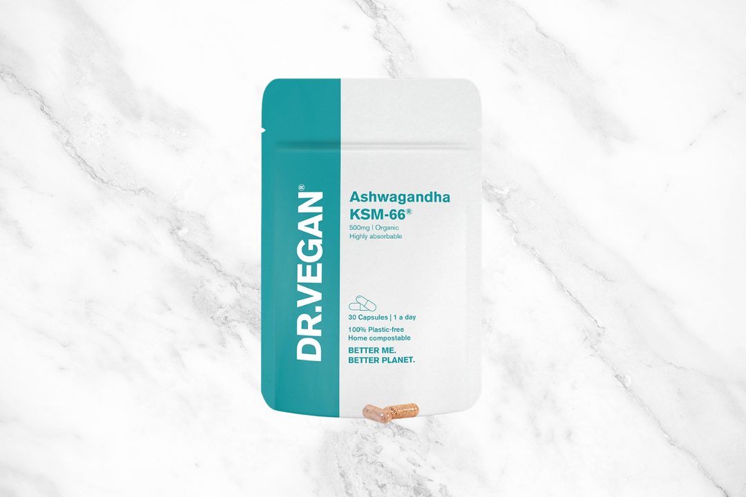 Ashwagandha KSM-66® 500mg - Dr Vegan