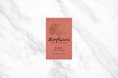 Zaytoun Olive Oil Soap Bar - Rose