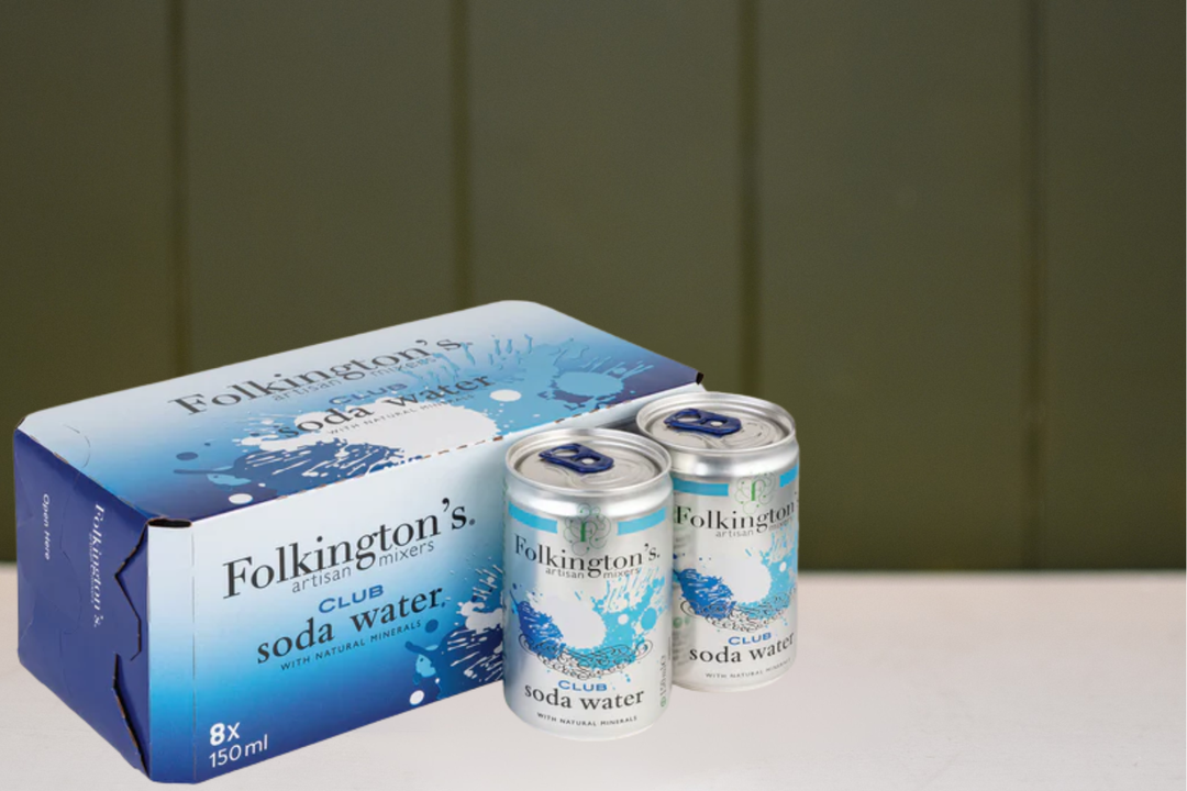 Club Soda Water 150ml | Folkington&