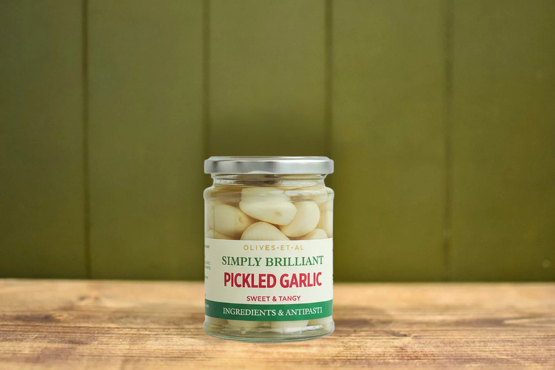 290g jar of Olives Et Al Sweet Pickled Garlic cloves